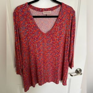 Philosophy stretchy top, Size 2X